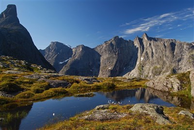 Norské fjordy, hory, vodopády a ledovce - Troll Wall