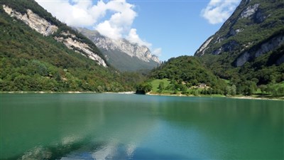 Lago di Garda - sever, Monte Baldo a Tremalzo