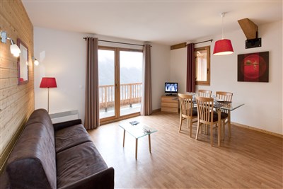 Val Thorens – Orelle – Les 3 Vallées – Le Hameau des Eaux d'Orelle - interiér rezidence - typové foto