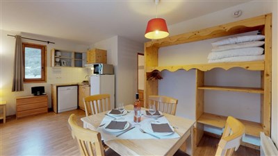 Val Thorens – Orelle – Les 3 Vallées – Le Hameau des Eaux d'Orelle - interiér rezidence - st.4 - typové foto