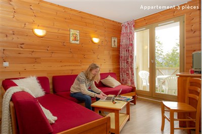 Alpe d'Huez/Oz en Oisans – Les Couleurs Soleil - interiér rezidence Couleurs Soleil - typové foto