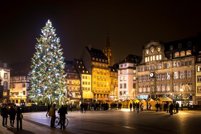Adventní trhy ve francouzském Štrasburku
