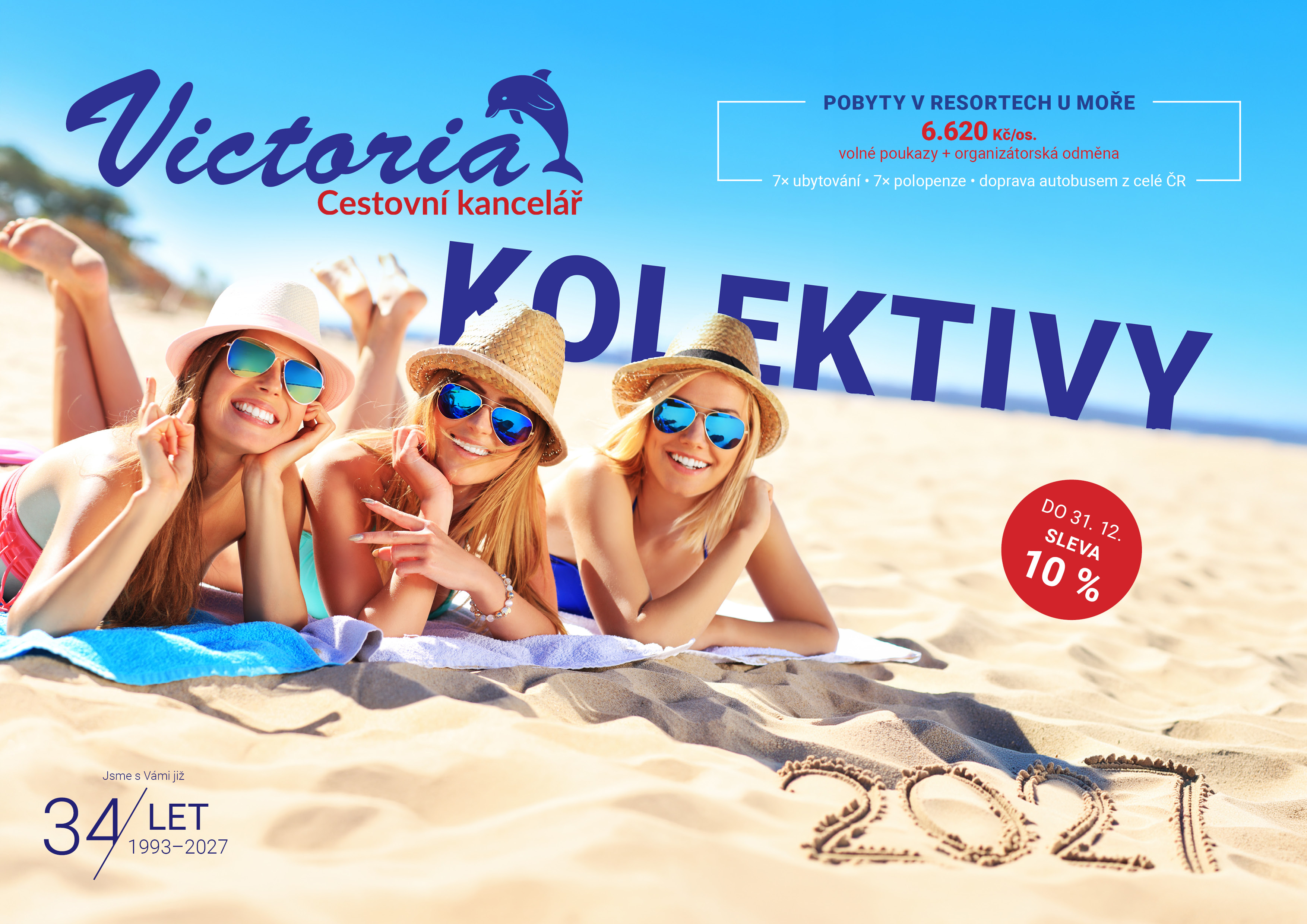 Katalog zájezdů kolektivy CK Victoria Léto